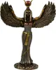 A bronze statue of the Egyptian goddess Isis with outstretched arms and wings. Produktbild-Vorschau