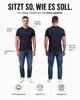 Mivaro Herren T-Shirt 5er Pack Basic Rundhals - Männer Produktbild-Vorschau 4