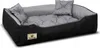 Lit pour chien PRESTIGE 75x65 cm imperméable gris Voir les images du produit 2