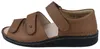 Sandalias cómodas para hombre en color marrón Vista previa de la imagen del producto 2