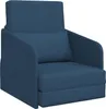 vidaXL Sofa rozkładana niebieska 65 x 80 x 83 cm tkanina Podgląd zdjęcia produktu 1