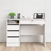 Bureau Plus avec 1 étagère, 3 petits tiroirs et 1 grand Voir les images du produit 4