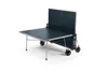 A blue and gray outdoor table tennis table is shown against a white background. Produktbild-Vorschau