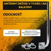 Extralink Balkónový držiak pre satelitnú anténu 250 × 750 Náhľad obrázku produktu 6