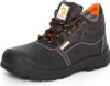 A single black work boot with orange accents is shown against a white background. Náhľad obrázku produktu