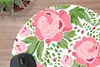 MuchoWow® Mauspad Mousepad Blumen - Rosa - Muster 40x40 cm Produktbild-Vorschau 2