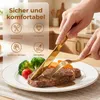 Besteck Set, 6 Personen Geschirrset, 24-teiliges Edelstahl Produktbild-Vorschau 4