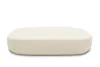 A cream-colored, oval-shaped sofa is shown from a side-front angle against a white background. Produktbild-Vorschau