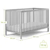 Kids Collective Babybett Kinderbett Gitterbett 60x120 und Produktbild-Vorschau 4