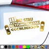 PantherPixel Rettungsgasse Aufkleber Bei Stau bilden Produktbild-Vorschau 1