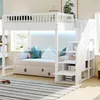 Merax Etagenbett Hochbett 140x200cm mit LED und Produktbild-Vorschau 1