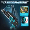 Akku-Kettensäge 6+8 Zoll Bürstenloser Mini Kettensäge mit Produktbild-Vorschau 4