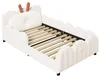 Bed met zachte bekleding, 90x200 cm, met konijnenkussen, Productafbeelding-voorbeeld 12