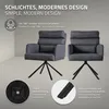 ML-Design jídelní židle otočné sada 4 antracitových židlí Náhled obrázku produktu 3