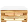 vidaXL Gartenhocker mit Creme Kissen Massivholz Teak -  Produktbild-Vorschau 10