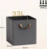 WOLTU Faltbare Aufbewahrungsboxen 3 Stück, ohne Deckel Produktbild-Vorschau 3
