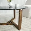 Luigia - Couchtisch, 75x75x40h cm, Grau Nussbaum, Produktbild-Vorschau 5