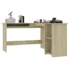 vidaXL Rohový psací stůl ve tvaru L dub Sonoma 120x140x75 Náhled obrázku produktu 4