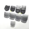 A collection of hair clipper attachments arranged on a white background. Produktbild-Vorschau