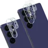 Two camera lens protectors are shown on the back of two dark purple smartphones. Produktbild-Vorschau