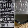 Metalowy Plakat 15 X 20Cm Go Left Podgląd zdjęcia produktu 3