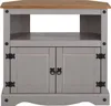 TV Rack RAMON 85 cm Regal TV Schrank Kiefer massiv im Produktbild-Vorschau 4