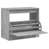 Schuhschrank Betongrau 80x42x69 cm Holzwerkstoff Produktbild-Vorschau 1