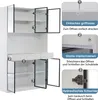 STILVORA Vitrine Highboard Buffetschrank mit Produktbild-Vorschau 10