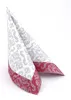 Airlaid Serviette Barock Silber in Bordeaux, 40 x 40 cm, 50 Produktbild-Vorschau 3