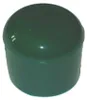 20 Stück - Kappe für Rundrohr D=32/33 mm - L=26 mm GRÜN PVC Produktbild-Vorschau 1