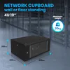 Extralink, 4U 600x450 Schwarz, Rack, wandmontiert Produktbild-Vorschau 3