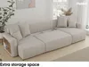 MEBLINI Schlafcouch mit Bettkasten - 312x142x73cm - Creme Produktbild-Vorschau 4
