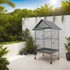 Cage à oiseaux 168 cm - gris anthracite Voir les images du produit 9