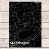 Mr. & Mrs. Panda Postkarte Stadthagen - Geschenk, Produktbild-Vorschau 2