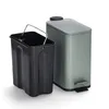 ZELLER Treteimer 5l, Kunststoff Salbei 28,3x14x29cm Produktbild-Vorschau 2