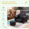 Poltroncina per bambini con poggiapiedi Divanetto per Anteprima dell’immagine prodotto 6