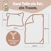 Kinderbettwäsche Set Bär 2-teilig 135x200 80x80 cm - Produktbild-Vorschau 7
