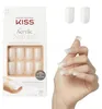 KISS Salon Acrylic Natural "Euphoria" wit, middellange Productafbeelding-voorbeeld 1