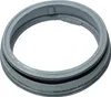 A close-up studio shot of a gray rubber washing machine door seal. Náhľad obrázku produktu