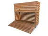 Multibox Hochbeet Holz 92x32x80cm mit Stauraum & Rollen Produktbild-Vorschau 1
