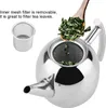Edelstahl Teekanne Tee Kaffee Wasserkocher Behälter mit Produktbild-Vorschau 4