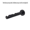 MDEKOR Držák záclonové tyče na zeď černý matný pro 19 mm 2 Náhled obrázku produktu 5