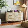 HOMCOM Commode 6 tiroirs meuble de rangement style Voir les images du produit 2