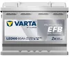 Varta LED60 Professional EFB 12V 60Ah 640A 930 060 064 B91 Náhled obrázku produktu 3