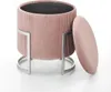Halmar Hocker mit Stauraum Cricket - hellrosa Produktbild-Vorschau 16
