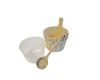 SET Sauna Aufgusskübel 5 L Nadelholz mit Aufgusskelle 40 cm Produktbild-Vorschau 2