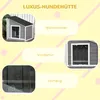 Niche pour chien PawHut, en bois de sapin, niche pour Voir les images du produit 7