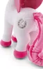 Close-up view of the rear end of a plush unicorn toy. Produktbild-Vorschau