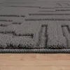 Teppich Wohnzimmer Hochflor Skandi Boho Geometrisch Produktbild-Vorschau 2