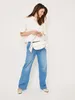 Tamaris dames ballerina's, model Wide FIT, van leer met Productafbeelding-voorbeeld 2